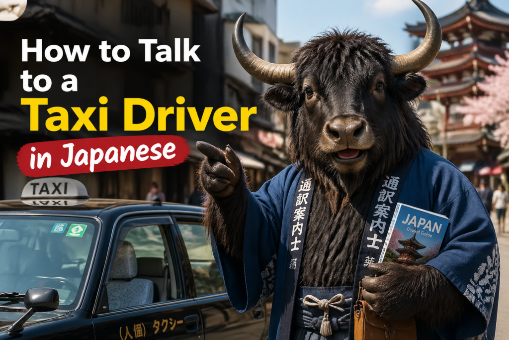 Japanese taxi conversation phrases
