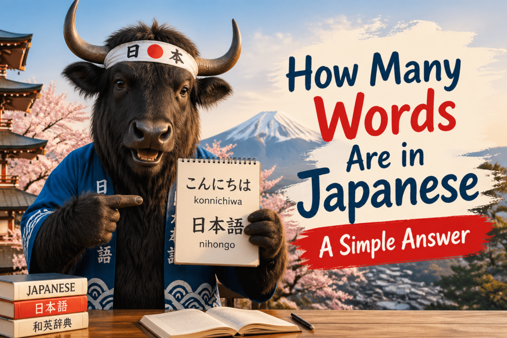 Japanese word count explanation