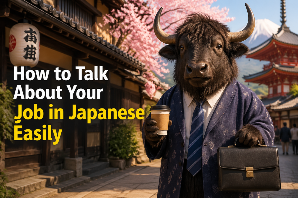 Talking about your job in Japanese