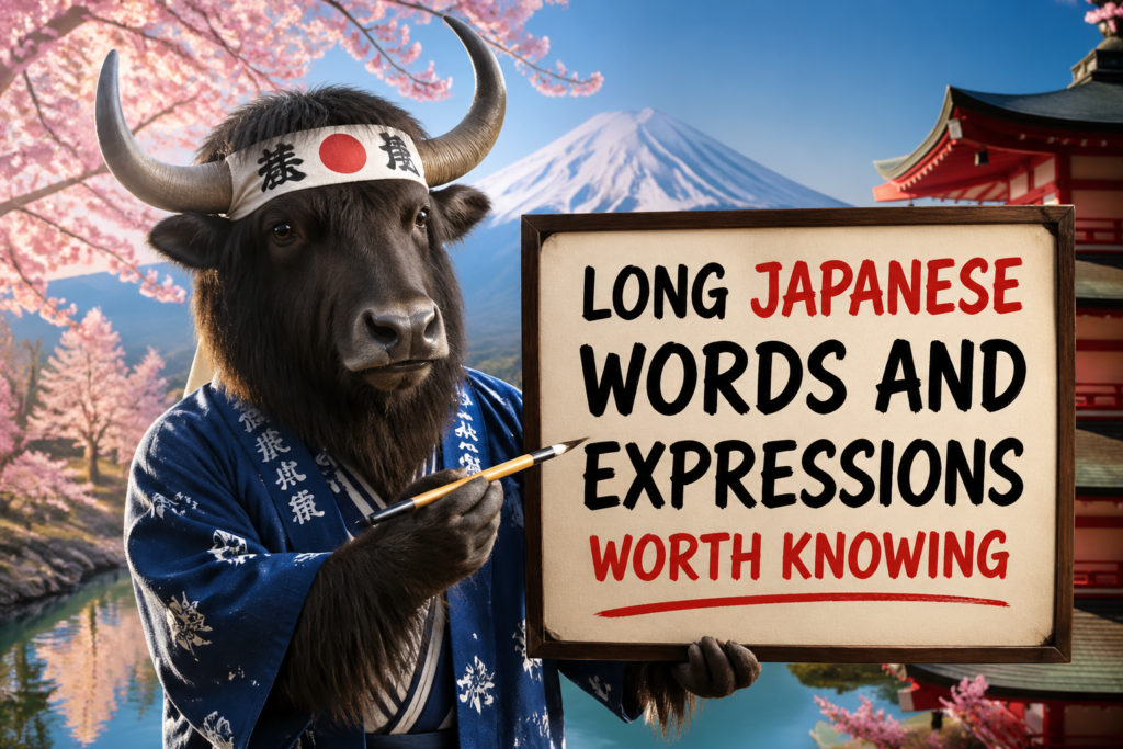 Long Japanese word examples
