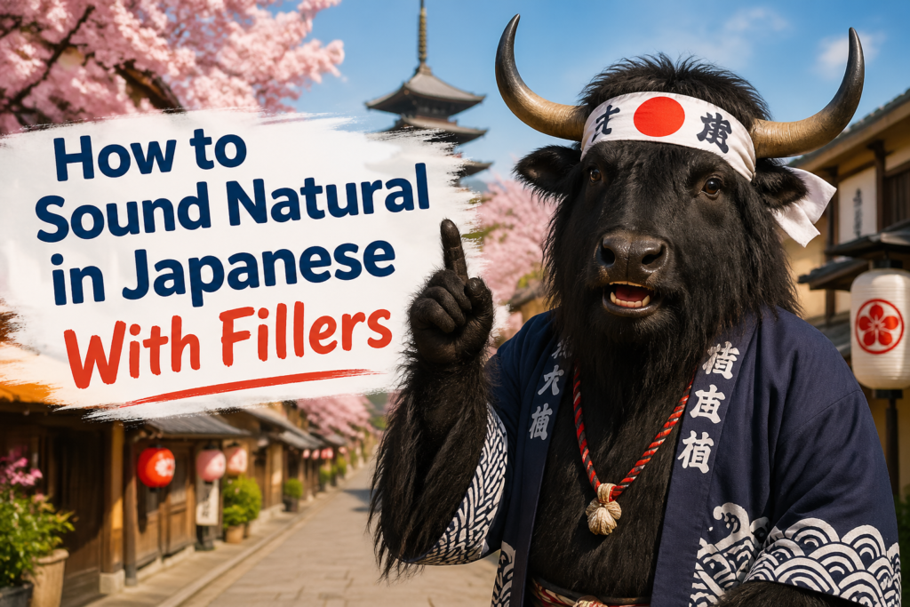 Natural Japanese filler words