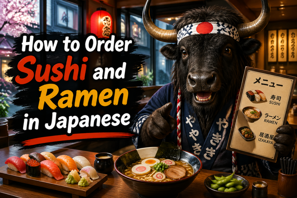 Japanese food ordering phrases