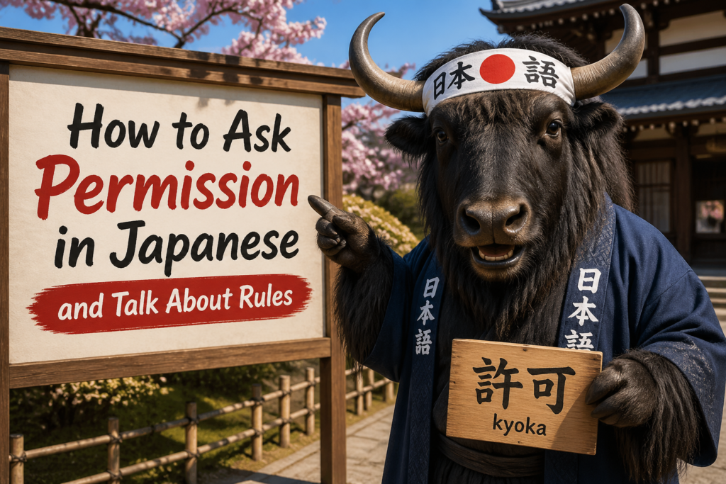 Japanese permission and rules phrases