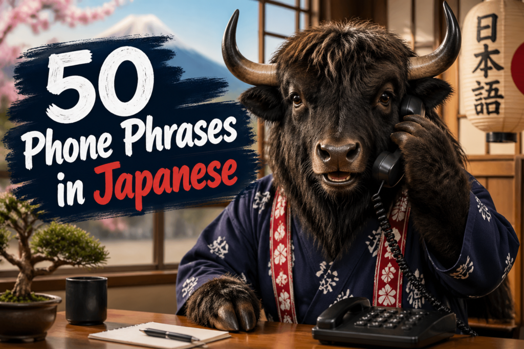 Japanese phone conversation phrases