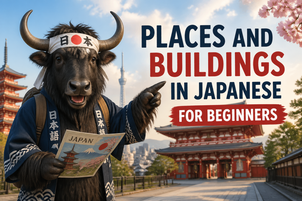 Japanese places and buildings vocabulary list