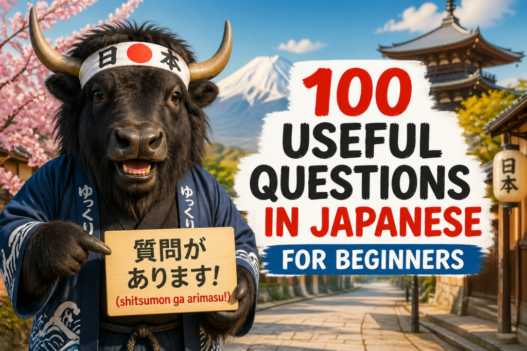 Japanese questions for beginners