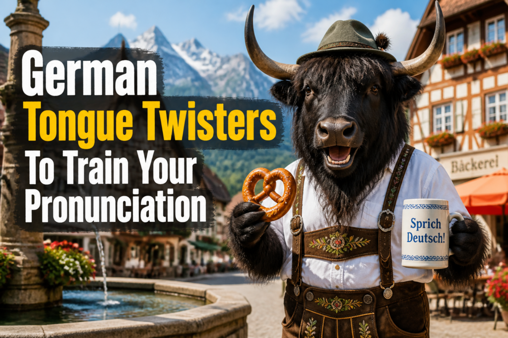 German tongue twisters for pronunciation practice