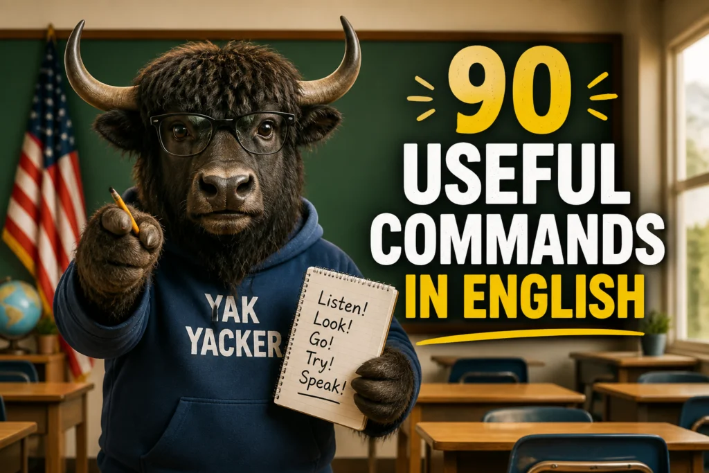 Useful commands in English