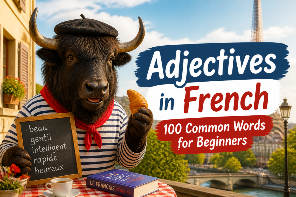 Adjectives in French list