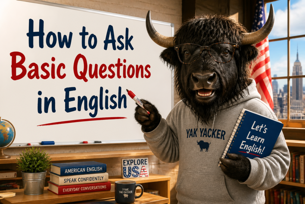 How to ask basic questions in English