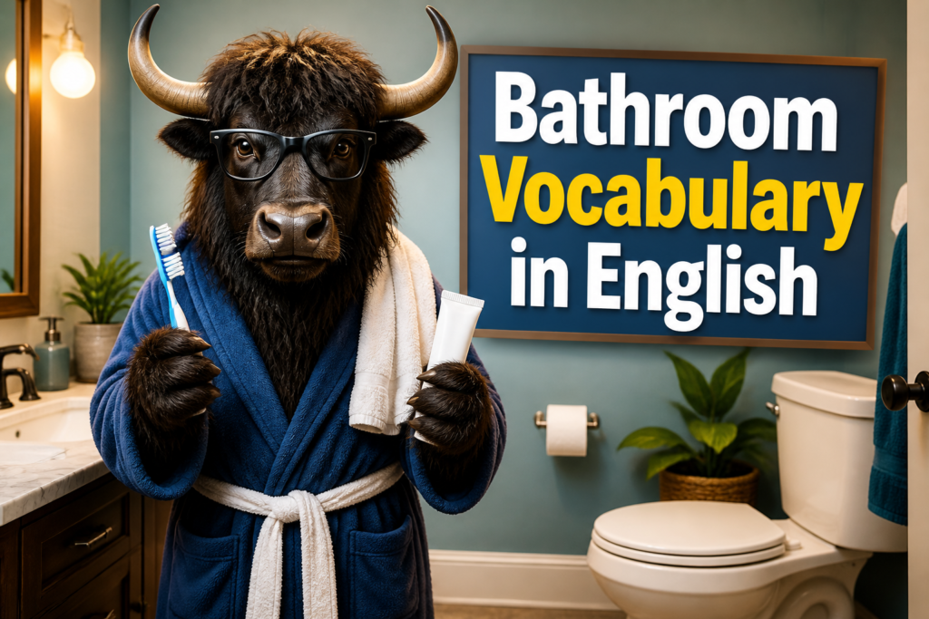 Bathroom vocabulary in English