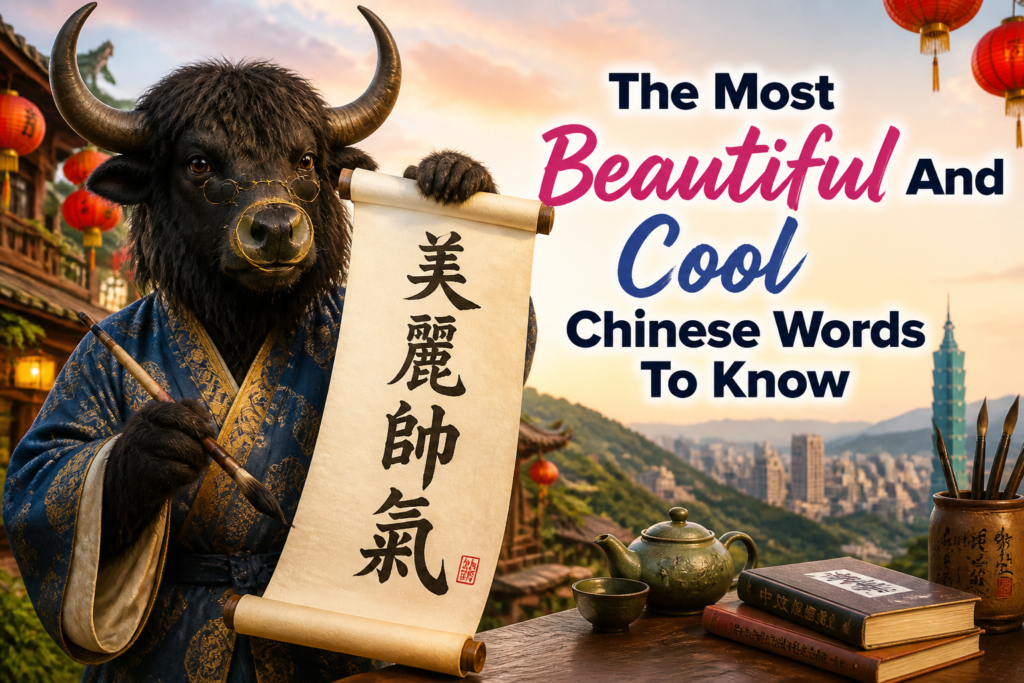 Beautiful and cool Chinese words in Traditional Chinese