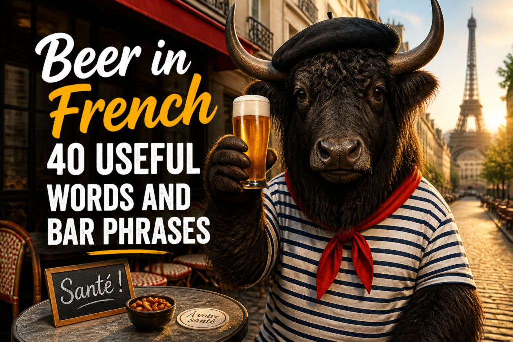 Beer vocabulary in French