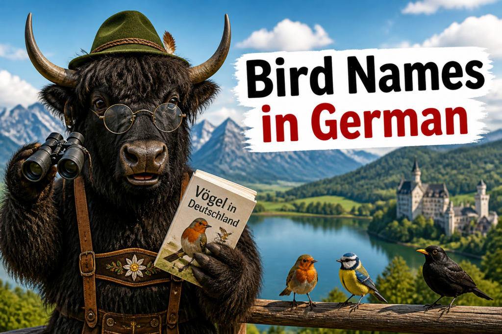 German bird names vocabulary