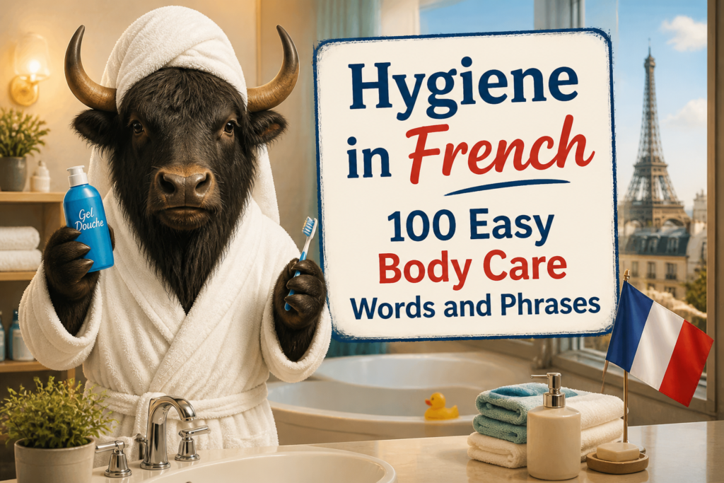 Body care and hygiene in French