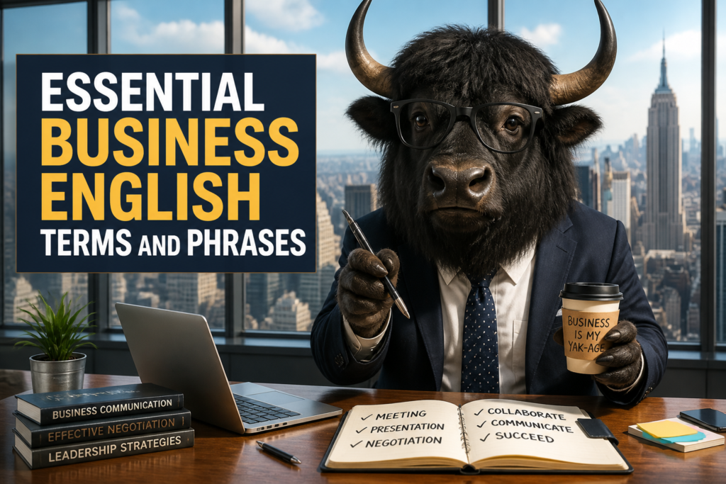 Business English terms and phrases