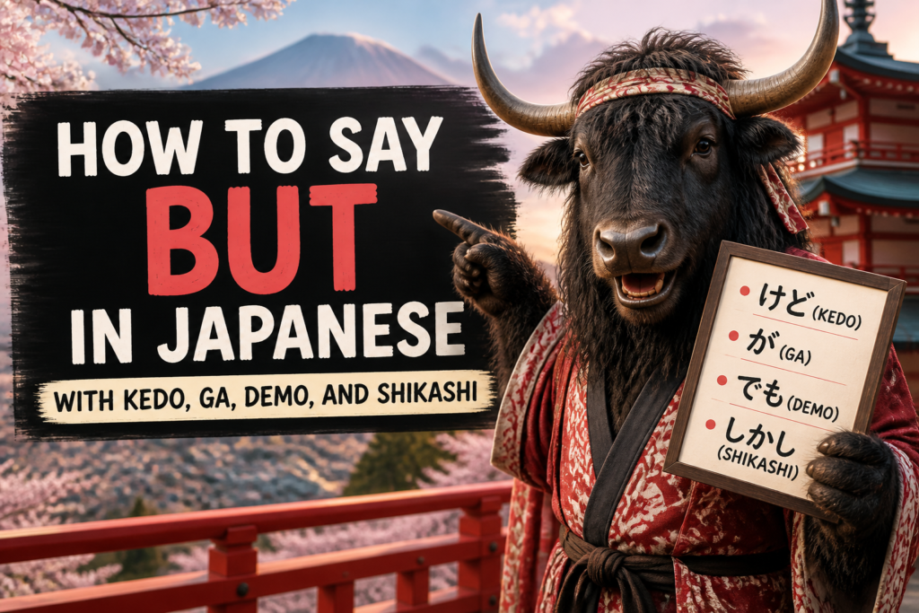 Japanese contrast words chart