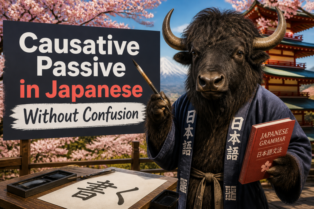 Japanese causative passive examples