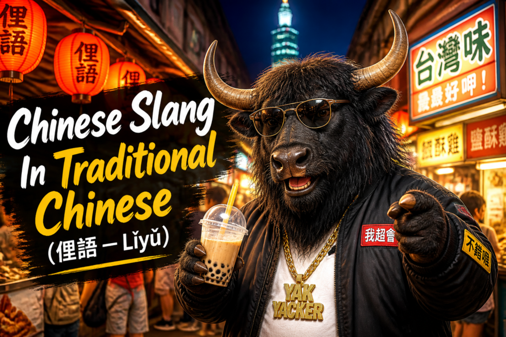 Chinese slang terms in Traditional Chinese
