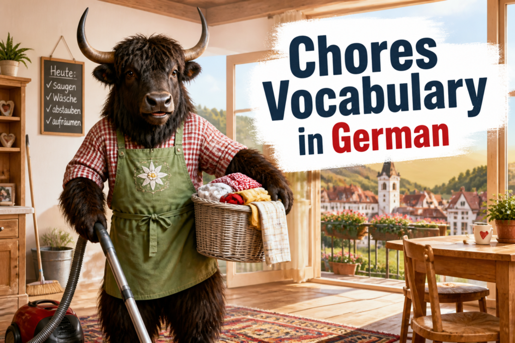 German chores vocabulary