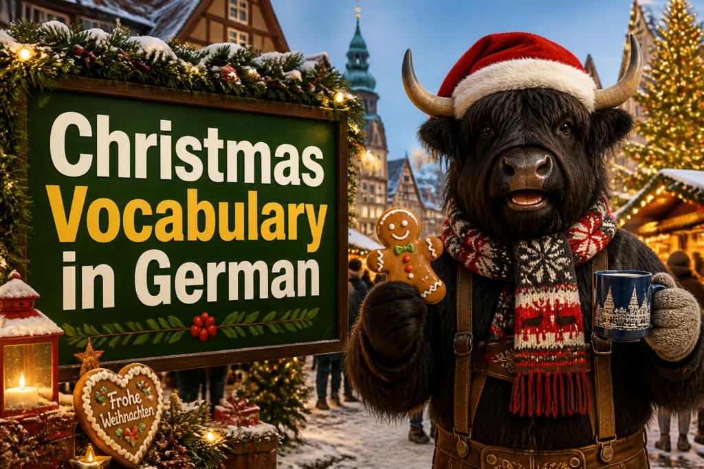 German Christmas vocabulary words