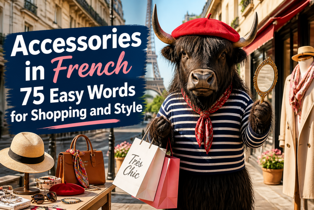 French clothing accessories vocabulary