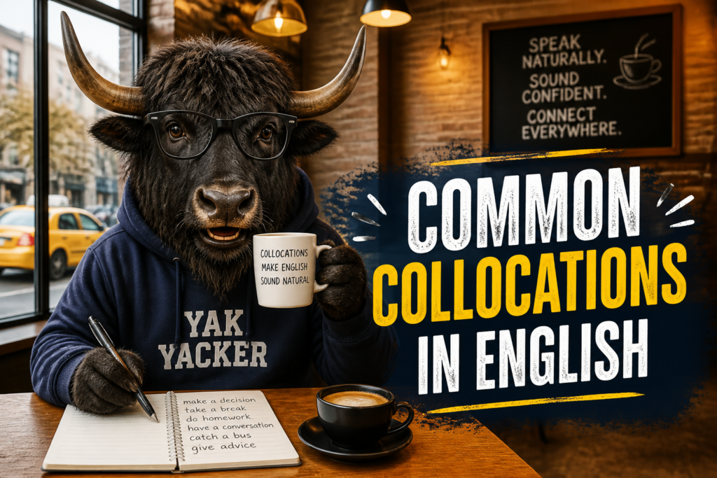 Common collocations in English