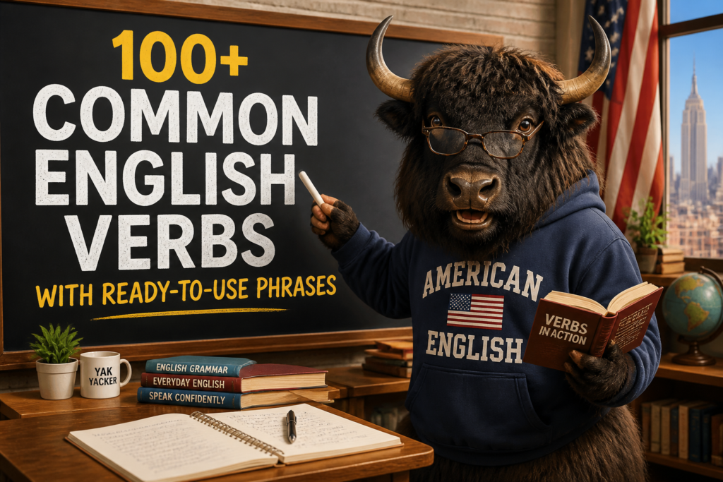 Common English verbs list
