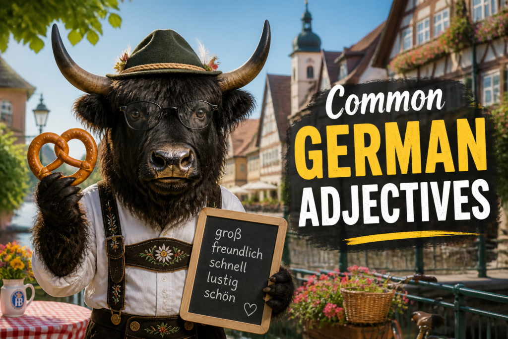Common German adjectives list