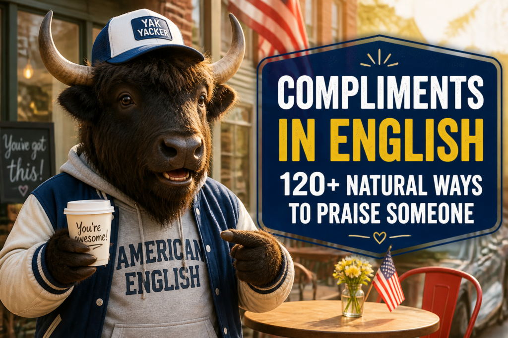 Compliments in English examples