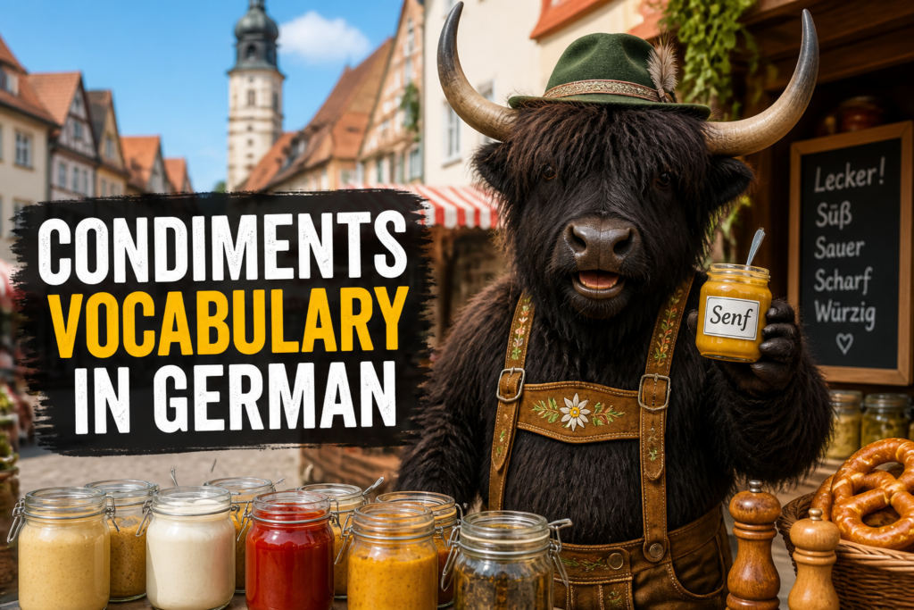 German condiment vocabulary list