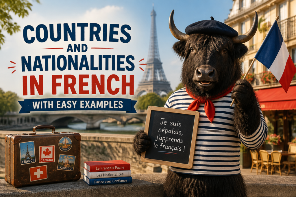 Countries and nationalities in French