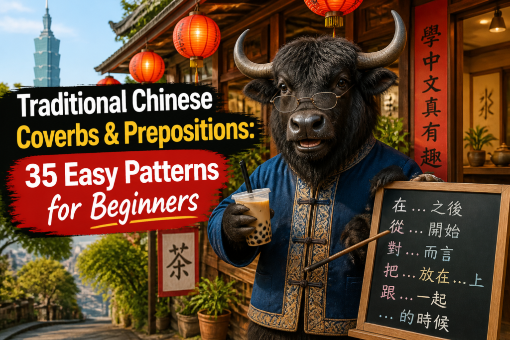 Chinese coverbs and prepositions for beginners
