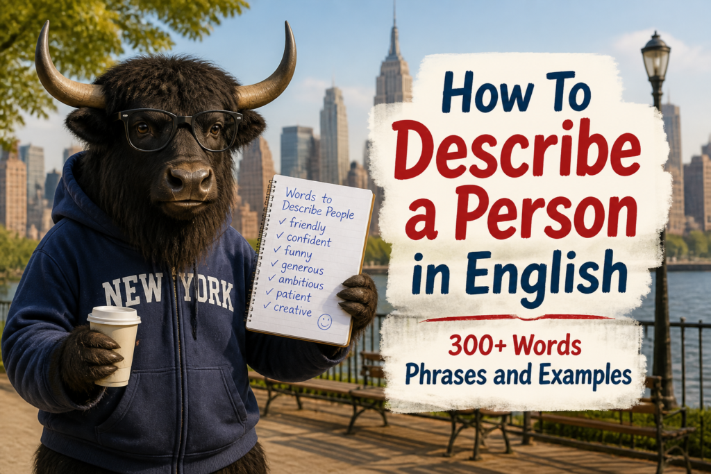 How to describe a person in English