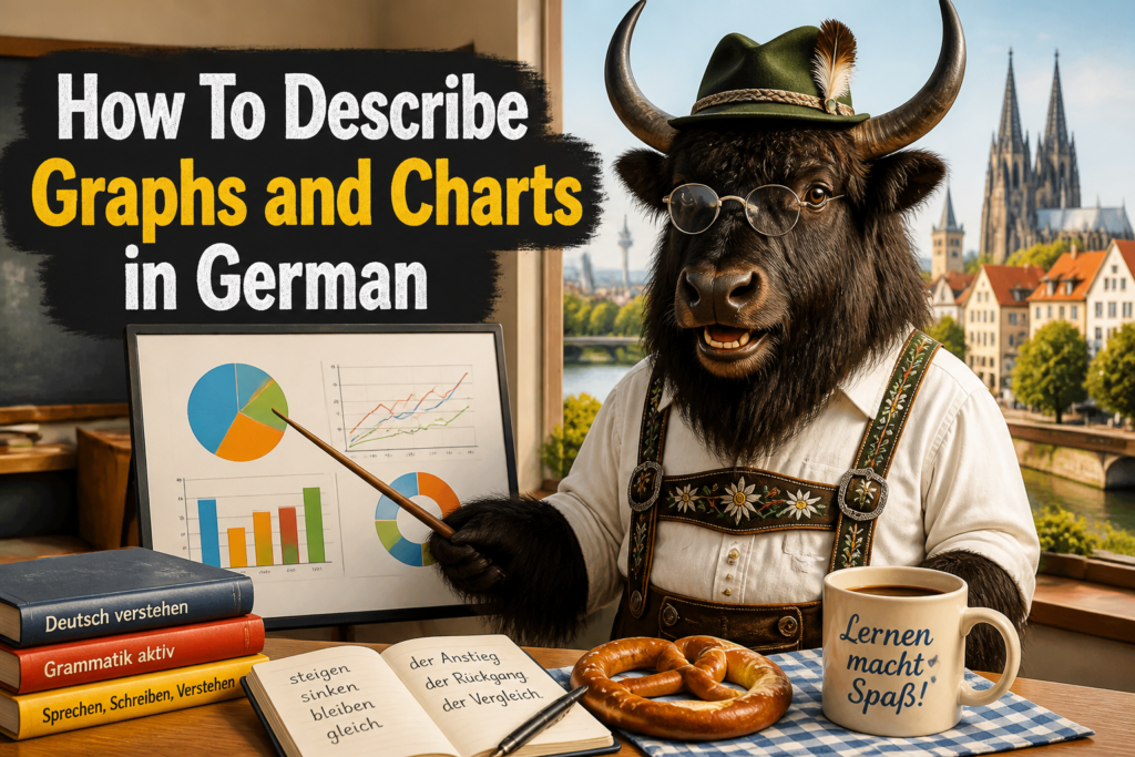 German phrases for describing graphs and charts