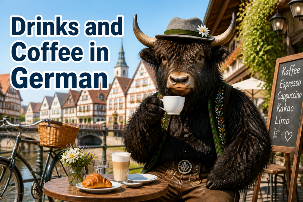 German drinks and coffee vocabulary