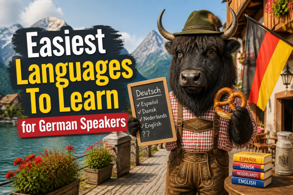 Languages easiest for German speakers to learn