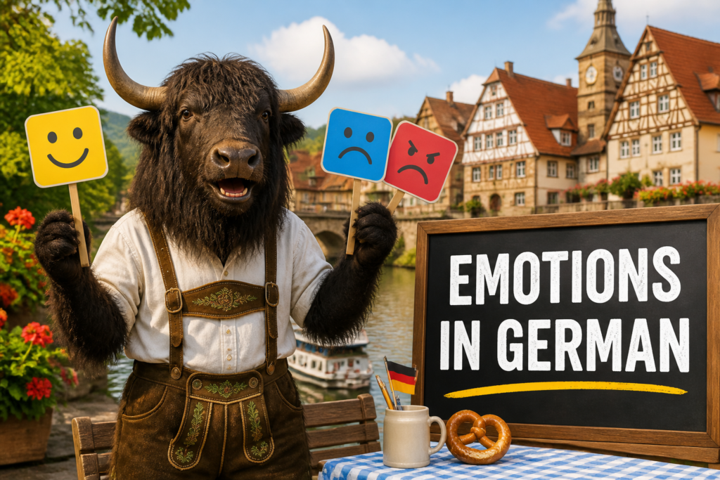 German emotions vocabulary