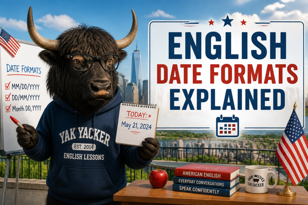 English date formats explained