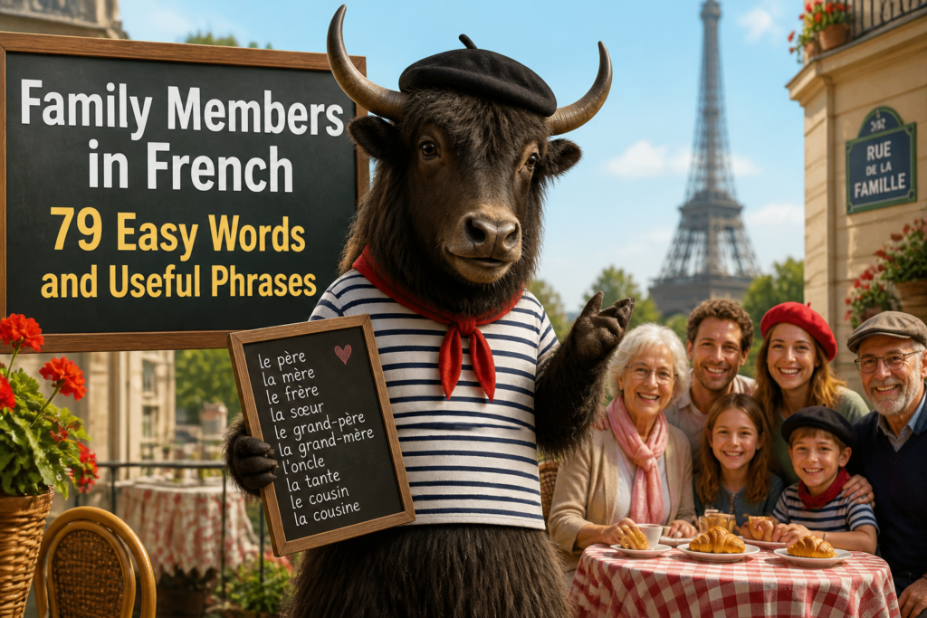 Family members in French