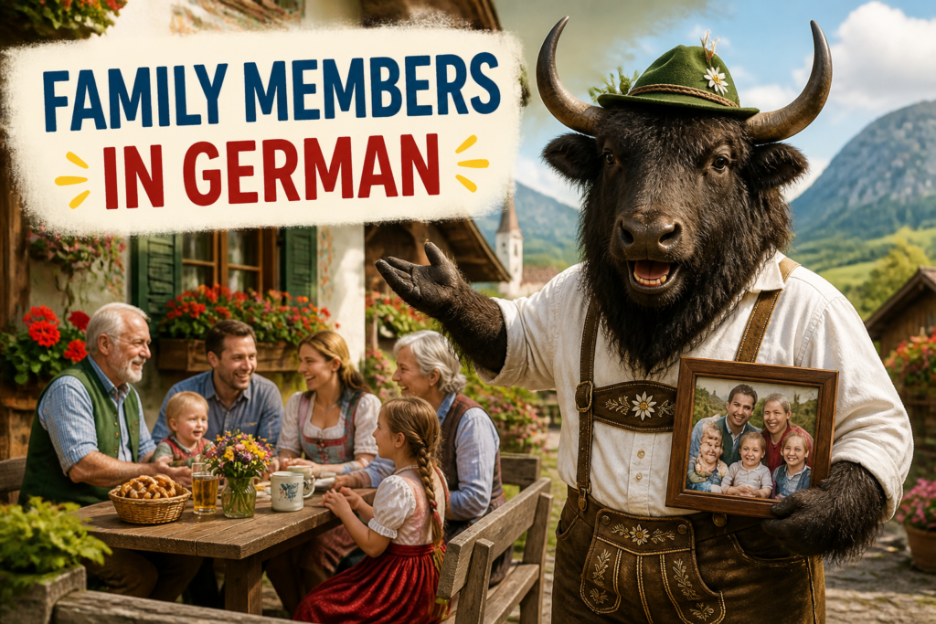 German vocabulary for family members