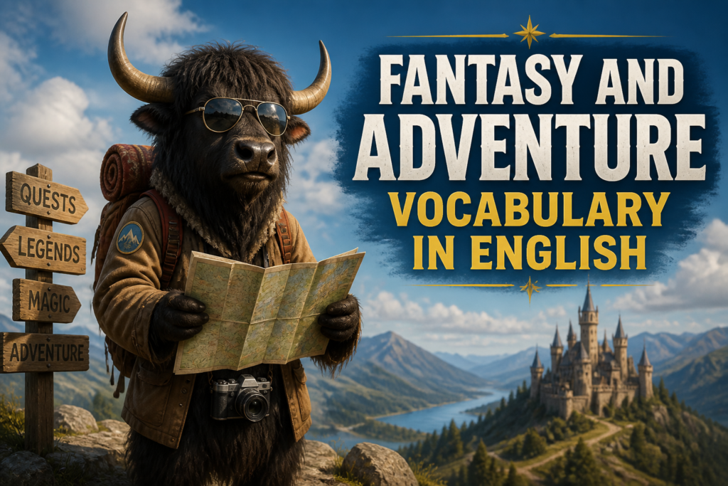 Fantasy and adventure vocabulary in English