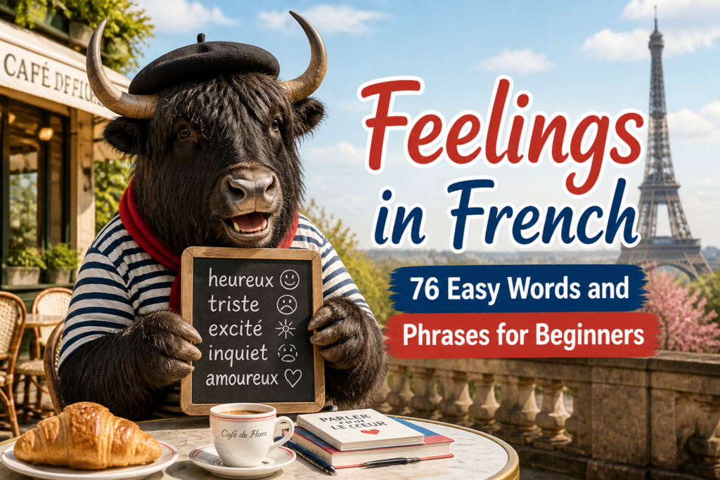 French feelings vocabulary