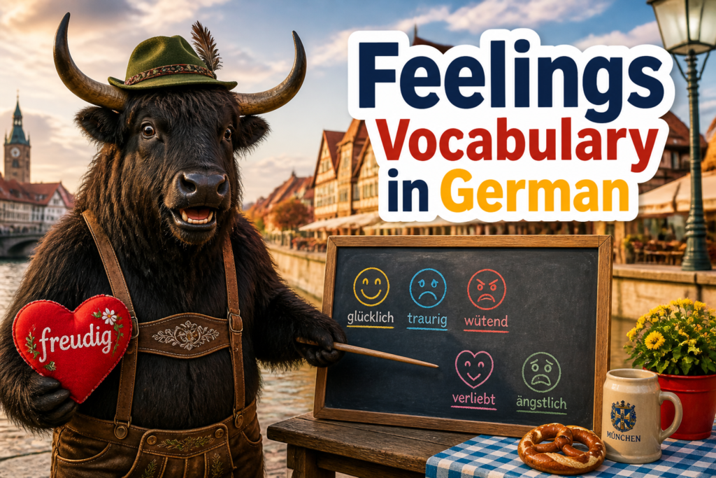 German vocabulary for feelings