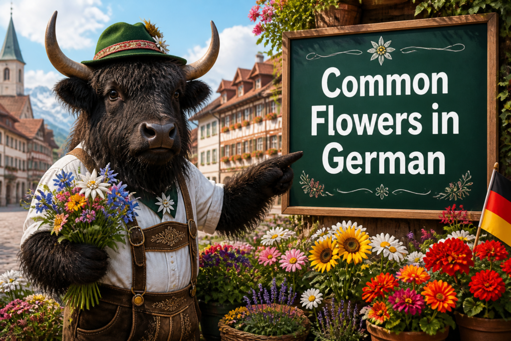 German flower vocabulary
