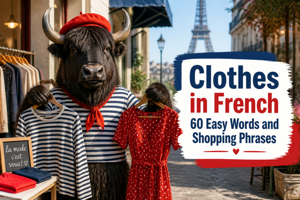 French clothes vocabulary