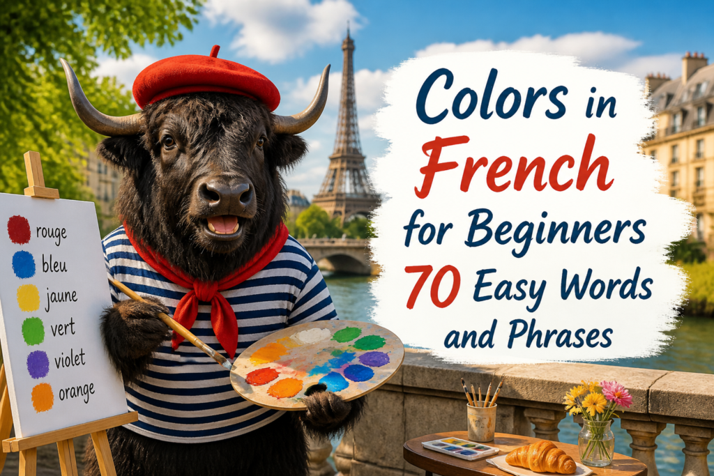Colors vocabulary in French