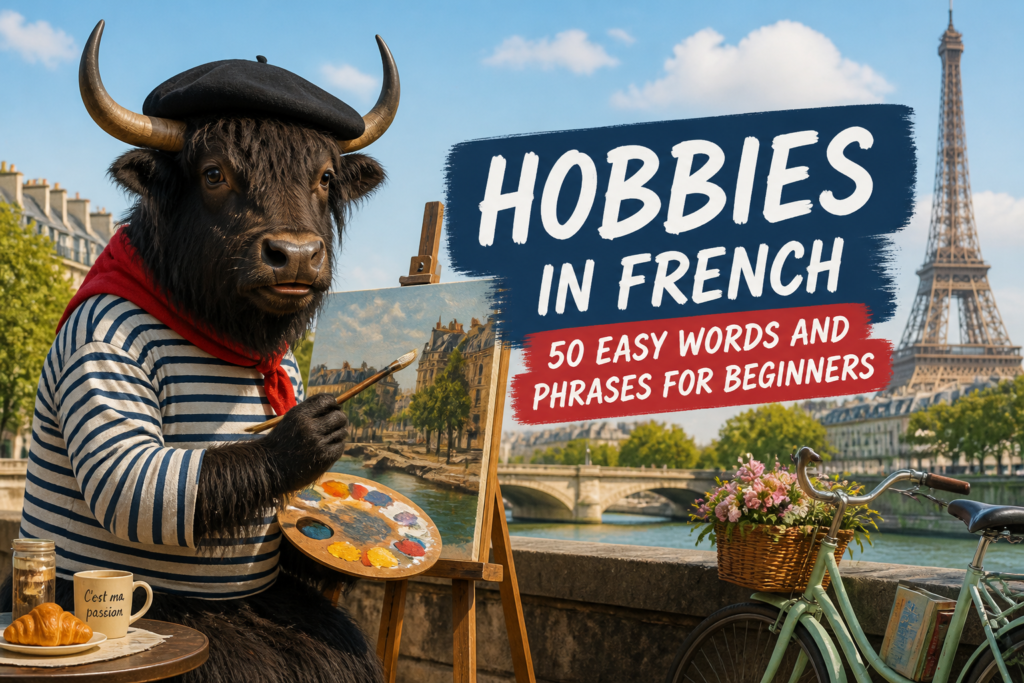 French hobbies vocabulary