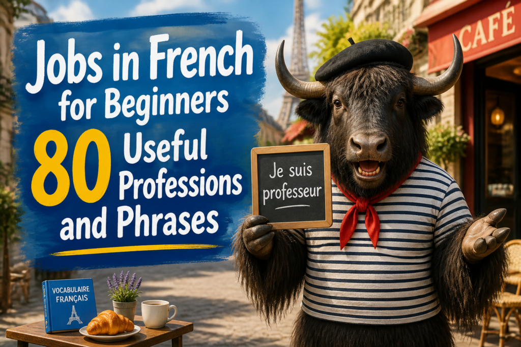 French jobs and professions vocabulary