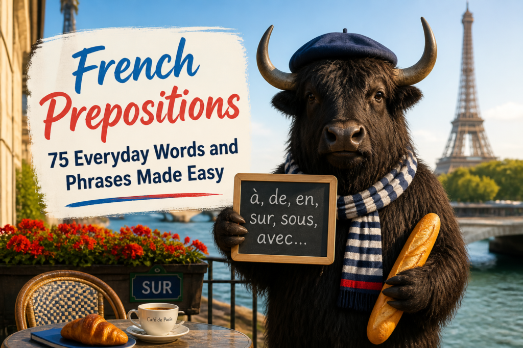 Everyday French prepositions